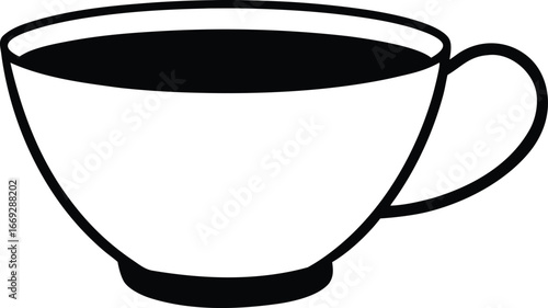 Silhouette coffee shop beverage caffein cup 