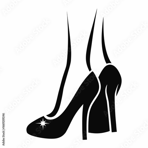 Elegant high heel shoes fashion footwear stiletto heels stylish women's shoes glamour accessory 100 chars