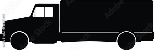 truck isolated on white background