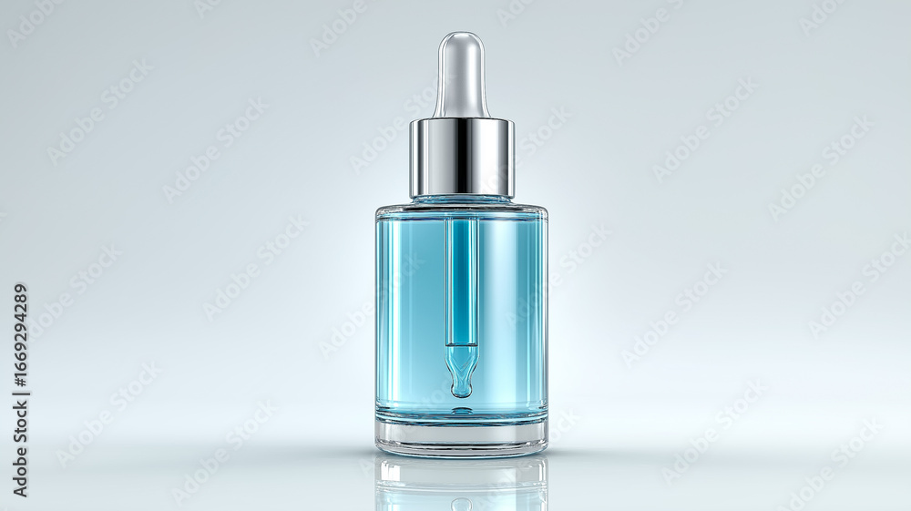 custom made wallpaper toronto digitalLuxurious Blue Serum Dropper Bottle Beauty Skin Care Treatment Product