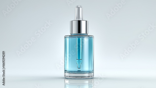 Wallpaper Mural Luxurious Blue Serum Dropper Bottle Beauty Skin Care Treatment Product Torontodigital.ca