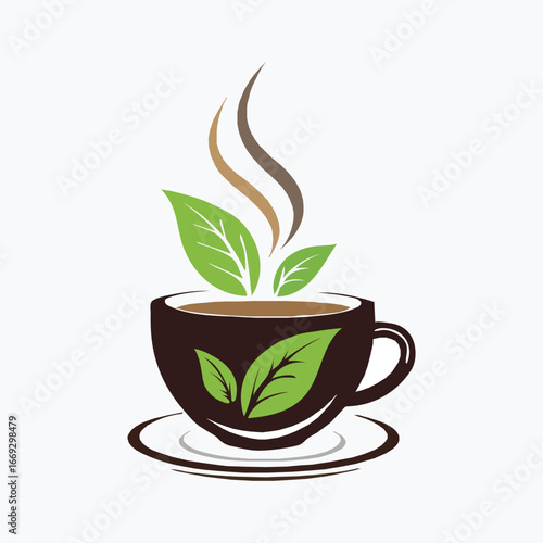 green tea cup Ai generated