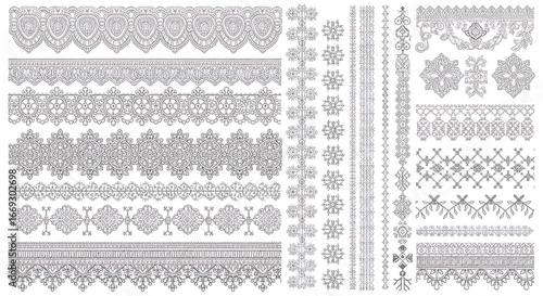 vector set of vintage design elements