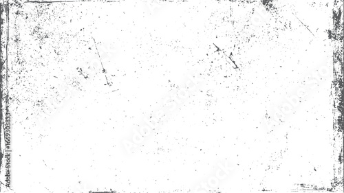 Rough vintage border texture. Faded grunge surface with edge damage. Suitable for horror design, film effects, and abstract visuals.