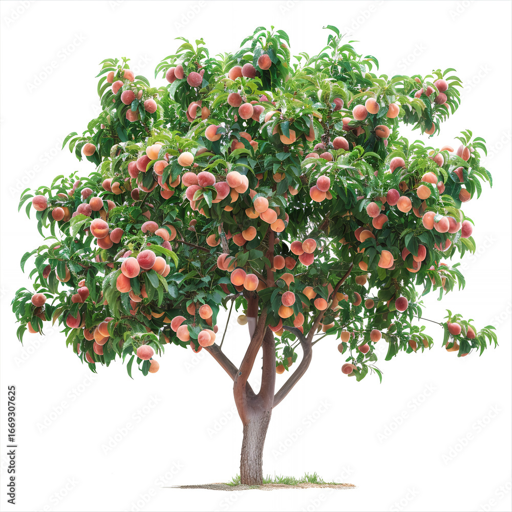Fototapeta premium vector illustration of a tree with png white background isolated