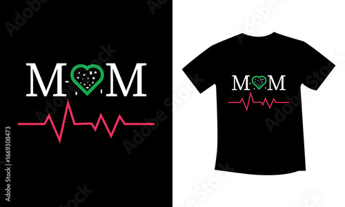 Trendy Mom T-Shirt Design, Mom T-shirt, Mother t-shirt, 