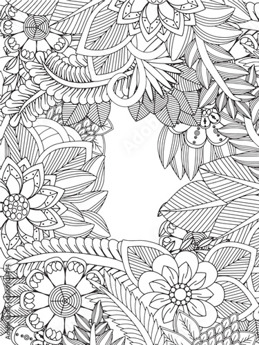 diy craft floral frame  for adults and kids and kdp