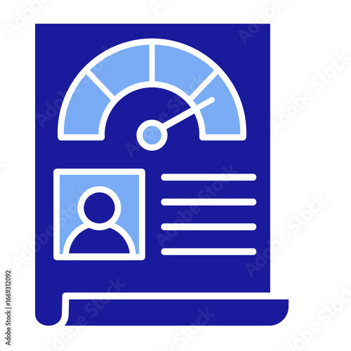 Business Credit Score  Icon Element For Design
