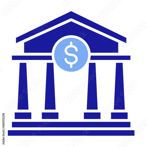 Bank  Icon Element For Design