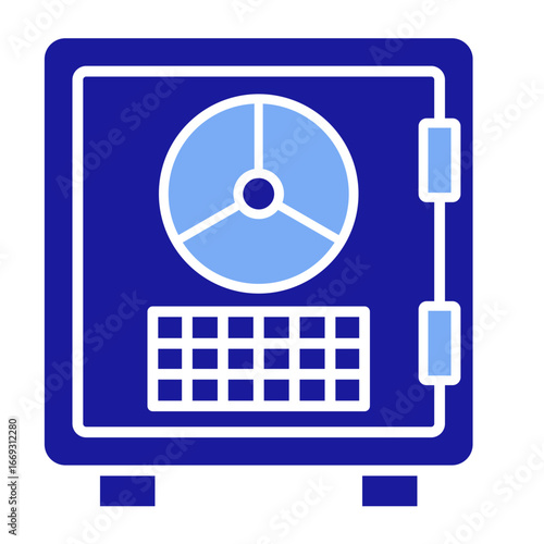 Safe Deposit  Icon Element For Design