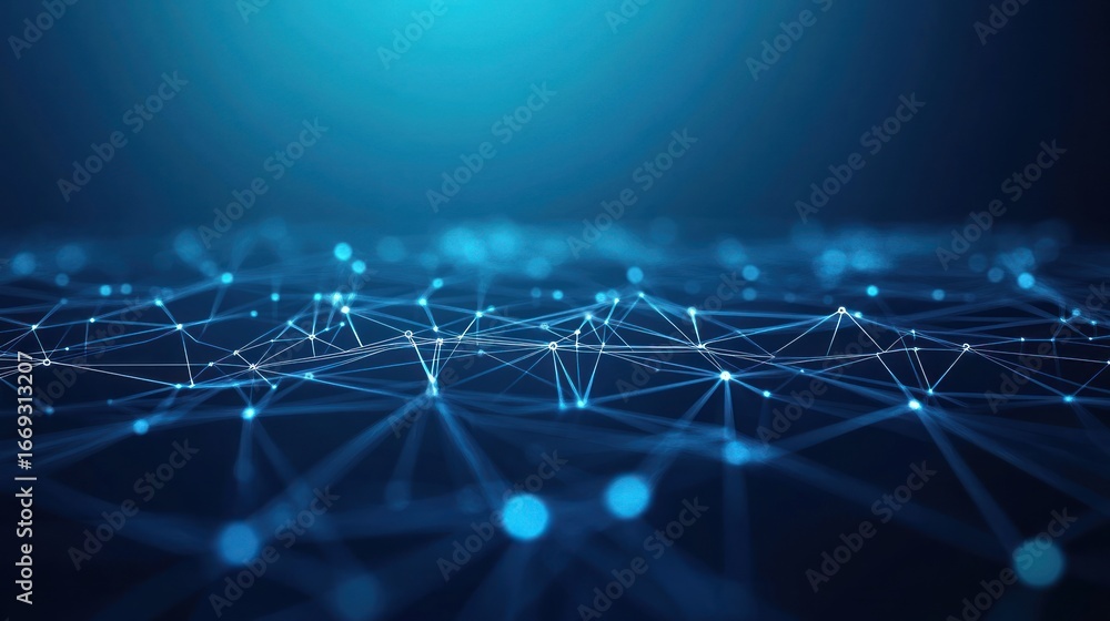 Obraz premium Abstract digital network design