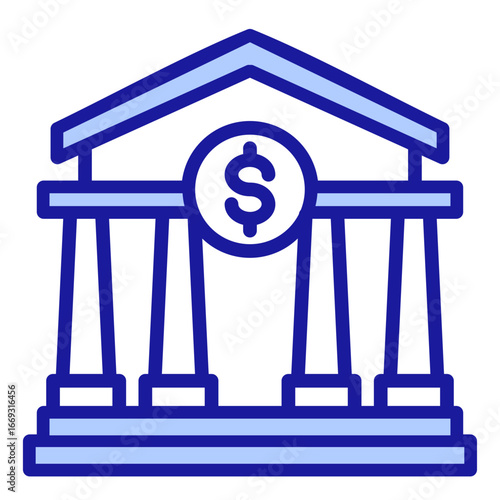 Bank  Icon Element For Design