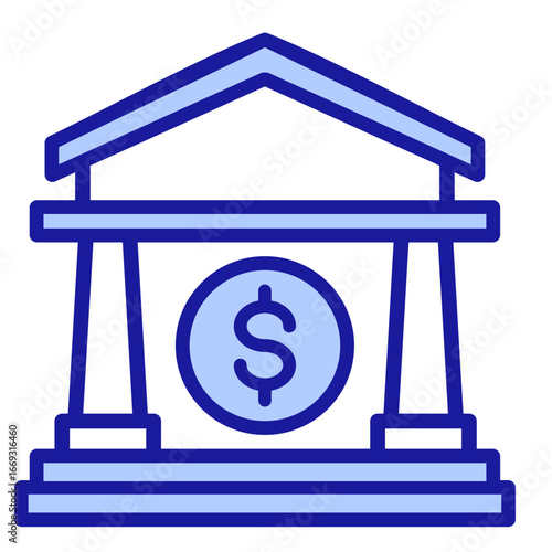 Bank  Icon Element For Design