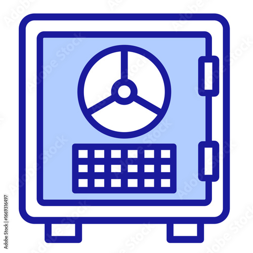 Safe Deposit  Icon Element For Design