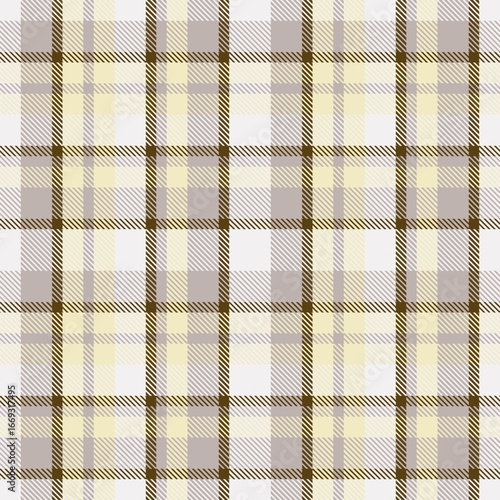 Seamless plaid pattern featuring brightly colored cross-stitched yarns, designed for textiles, delicates, curtains and swaddling.