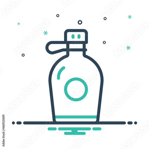 Mix icon for handwash bottle