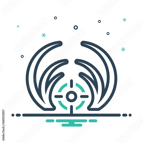 Mix icon for hunting