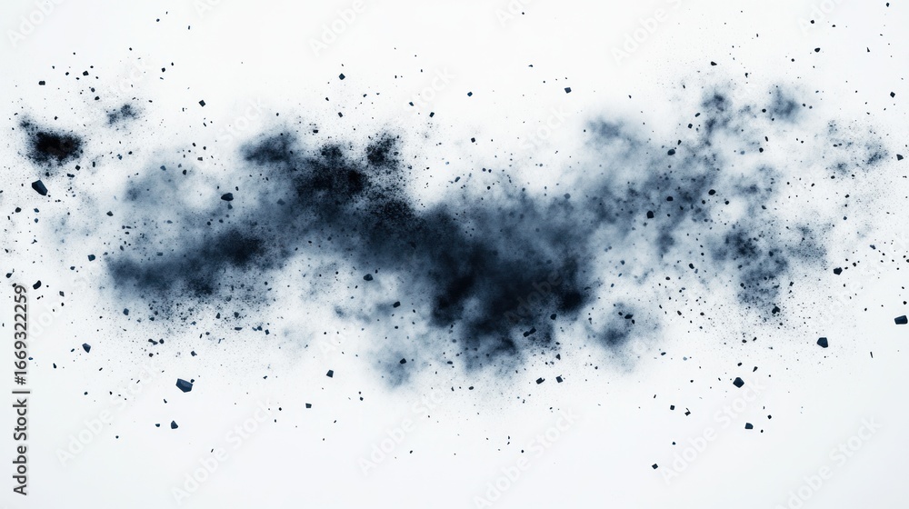 Obraz premium Dark particles abstract background