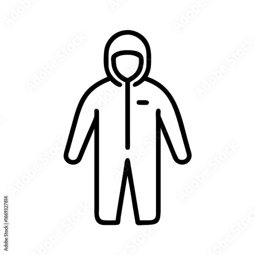 Protective Suit Icon for Web and Graphic Design