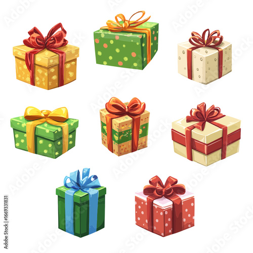 A watercolor-style illustration of multiple colorful gift boxes with ribbons. This image is suitable for websites and blogs related to celebrations, holidays, shopping, and special occasions.

