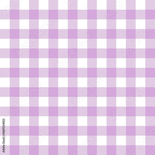 Wallpaper Mural Lilac gingham checkered pattern background. Seamless soft purple plaid design, perfect for fabric, textile, scrapbooking, and cute digital projects. Soft and sweet vintage aesthetic. Torontodigital.ca