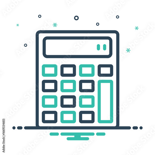 Mix icon for calculator