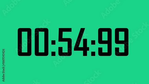1 Minute Countdown Timer with Digital Display, Blue Screen
Modern 4K Countdown Timer for Presentations, Events, and Live Streams
Minimalist Countdown Timer: 60 Seconds with Smooth Animation
Versatile 