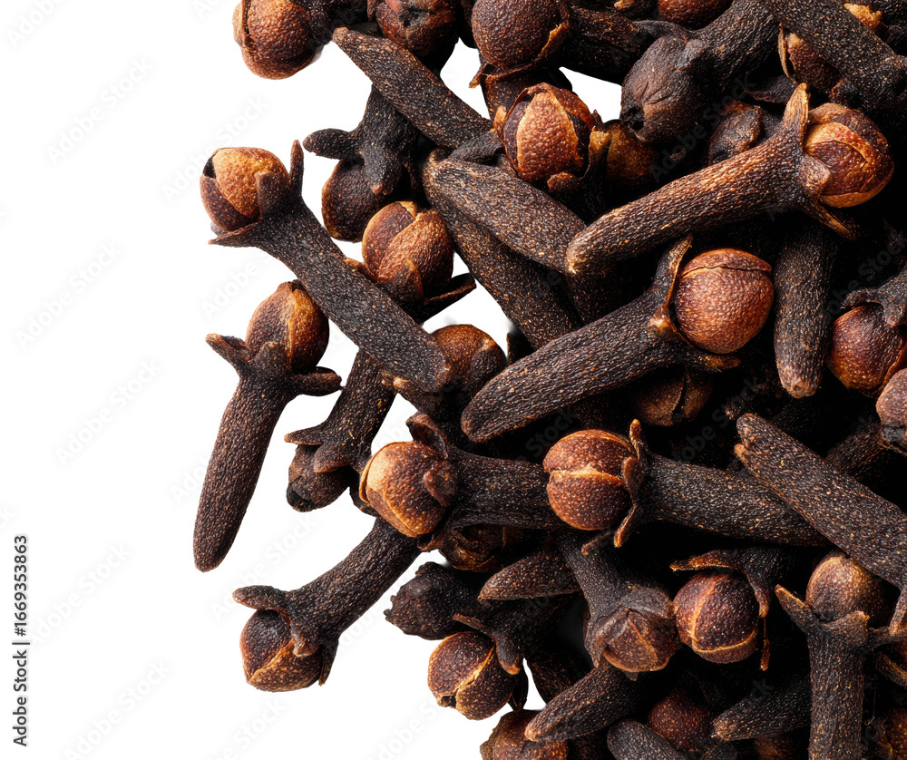 Obraz premium Harvesting cloves spice market food rustic isolated on transparent background