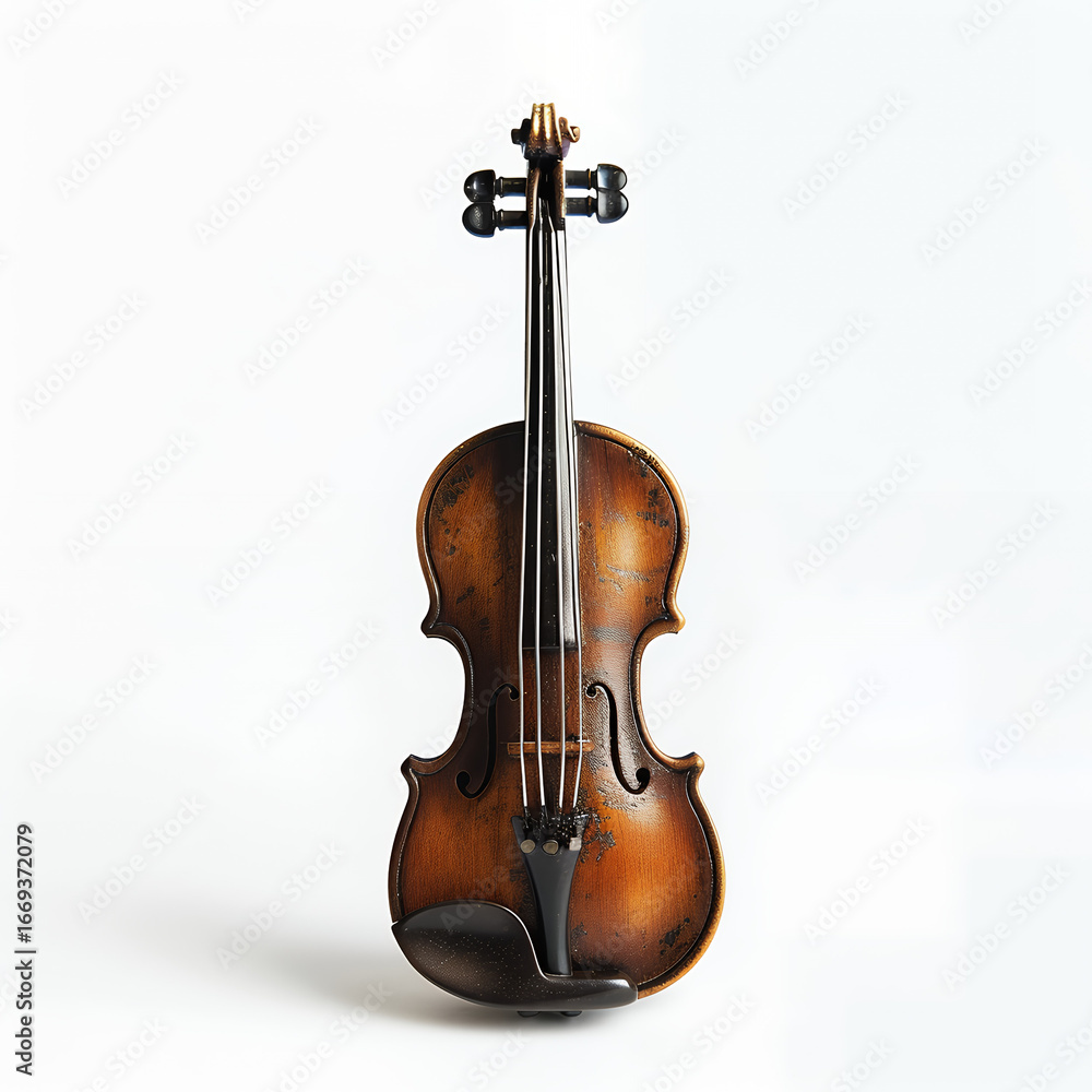 Obraz premium violin on white background with png white background isolated