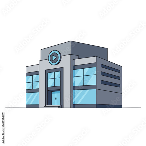 modern office building