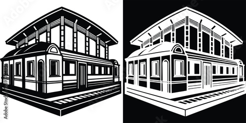 Vintage train arriving at a classic station, evoking nostalgia and timeless travel experiences.