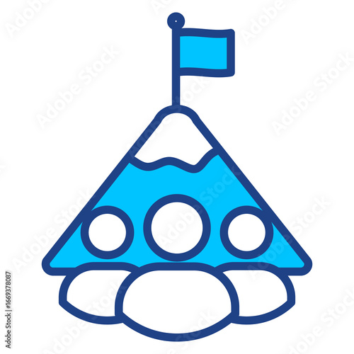 Hard Work Simple Vector Icon Collection