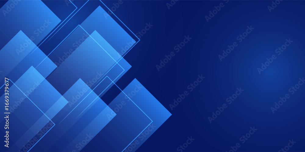 Fototapeta premium Abstract blue background. Geometric triangle background. vector illustration eps10