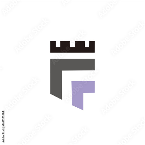 Print FF letter logo design for your brand and company identity