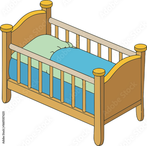 bed in a bedroom