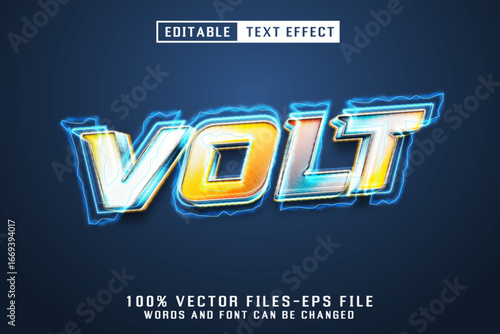 Volt Editable Text Effect