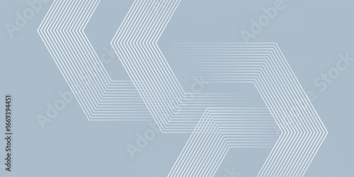Abstract hexagon lines on gray background. vector geometric stripe illustration eps10