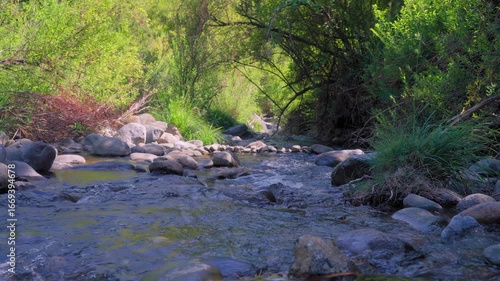 Wallpaper Mural Charco del Canalon creek in slow motion, Marbella, Spain Torontodigital.ca