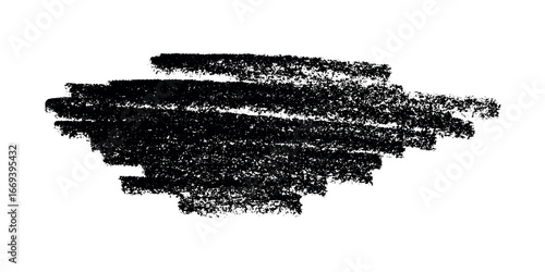 Brush paint stroke texture swatch Hand painted background Ink scribble dab clipart Paint smudge for tags and stamps design