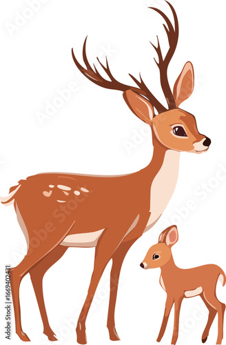 deer vector illustration