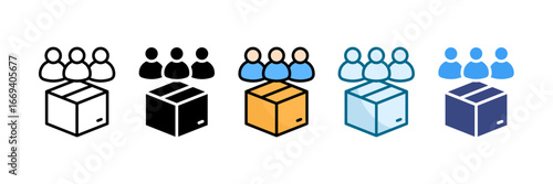 Customer Acquisition Icon Set Multiple Style Collection
