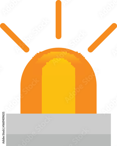 Critical incident management flat icon