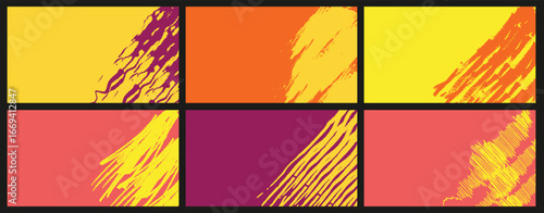 stunning elegant clean pretty nice cool lovely vector background  collection set with pattern, shapes, vibrant colors effect. Hand drawn paint brush strokes
