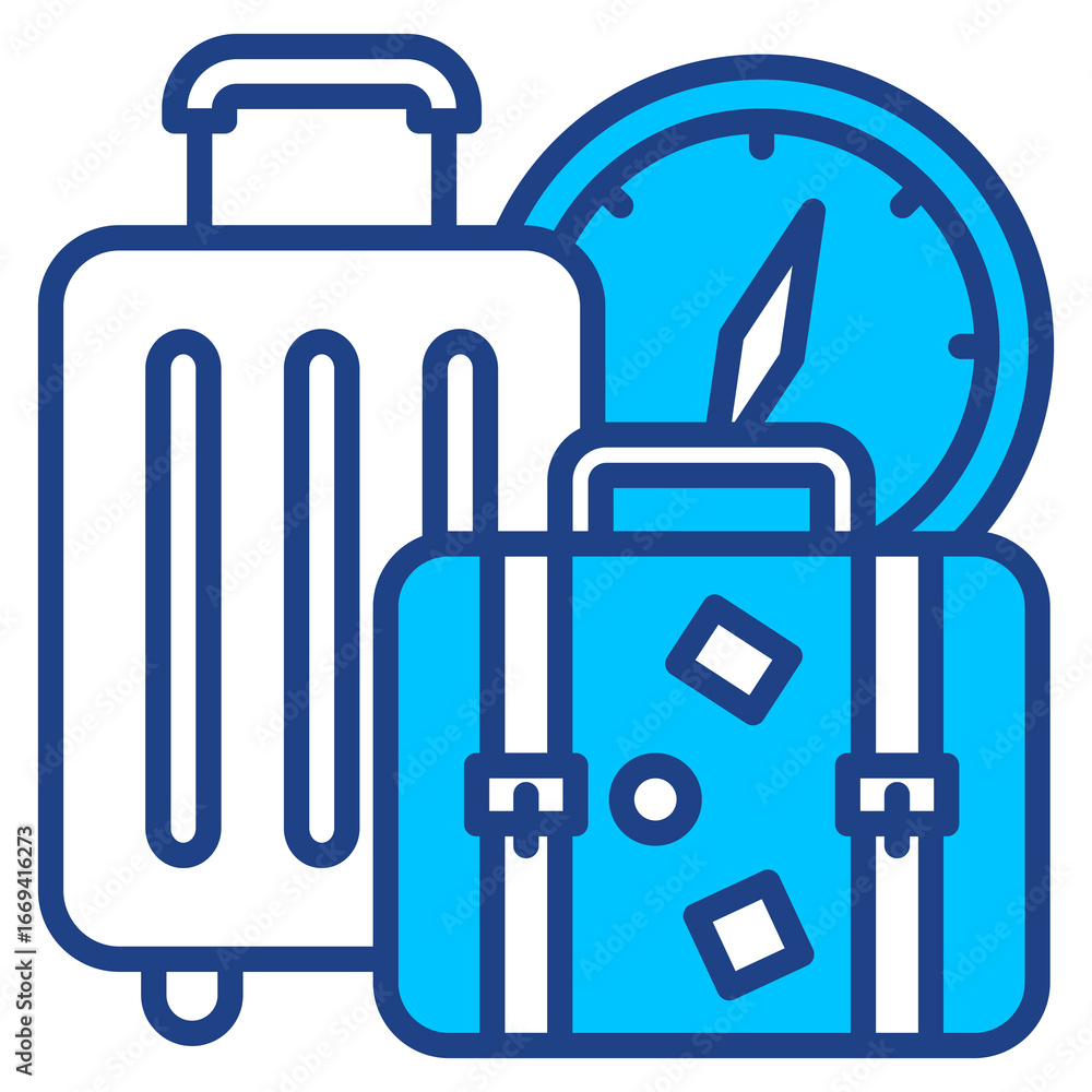 Obraz premium Compass Simple Vector Icon Collection