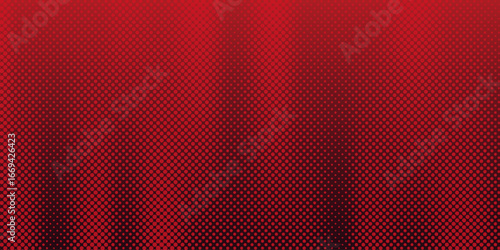 Texture with red dots of varying thickness. Halftone effect. Vector illustration for design and decoration.
