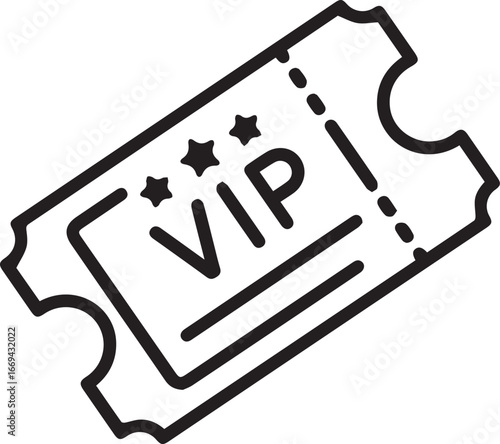 Exclusive VIP pass for events, shows, or concerts, offering special access and premium experience, perfect for marketing campaigns and promotional materials