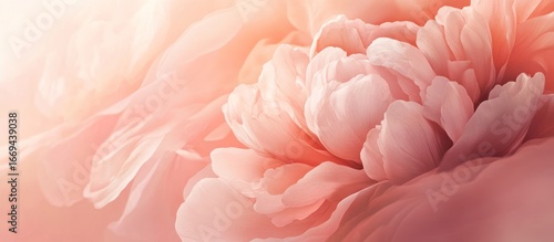 Delicate close-up of a soft pink flower.