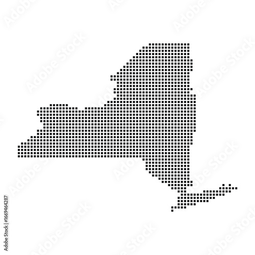 vector of New York map