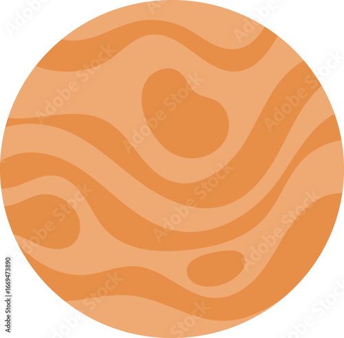 Gas Giant Planet Jupiter in Space