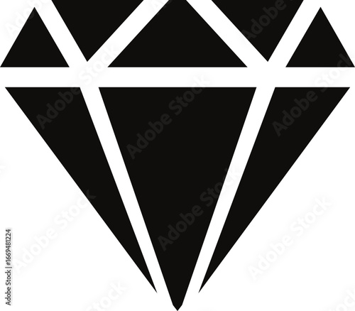 Black diamond icon